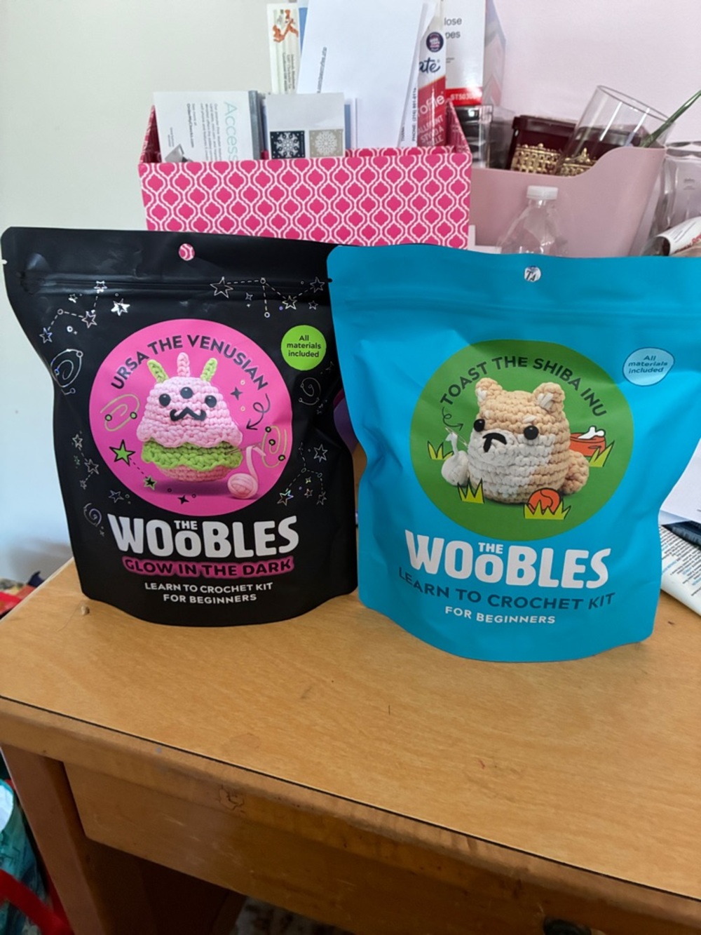 The Woobles Crochet Kits - Shiba Inu and Venusian